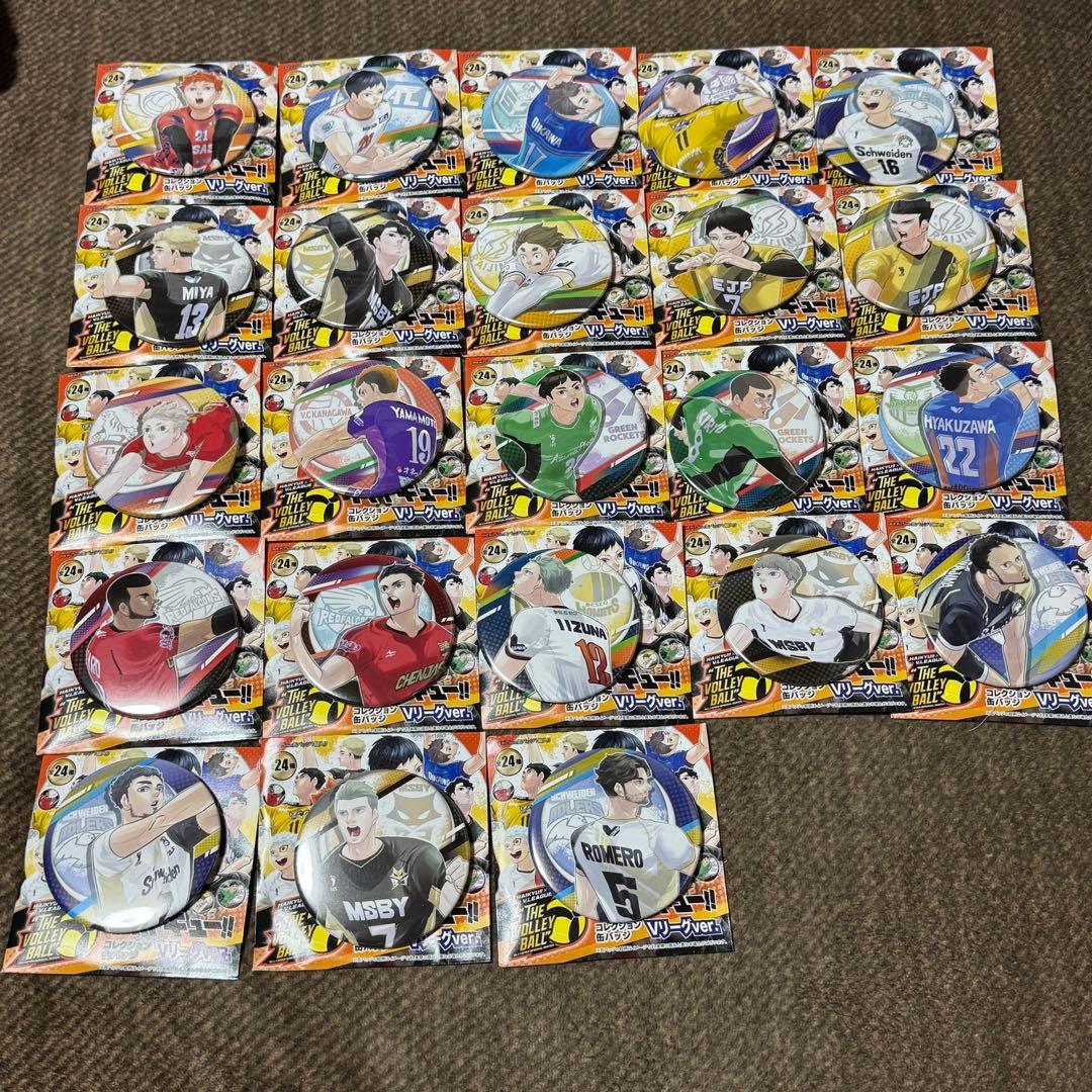 ハイキュー コレクション缶バッジ Vリーグ 23点