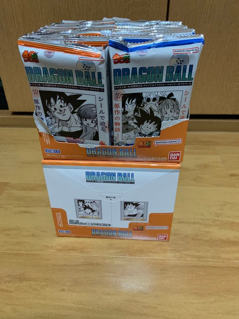ドラゴンボール　40周年　ウエハース　2box
