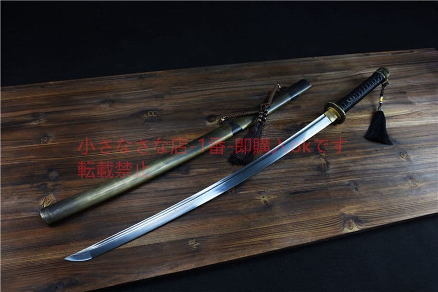 模様鋼 銅装 軍刀 武具　刀装具　日本刀　模造刀　居合刀