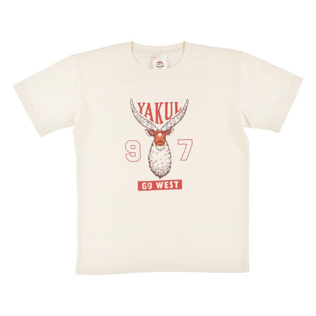 【GBL】 もののけ姫 25周年記念 Tシャツ ヤックル (アイボリー) XXL