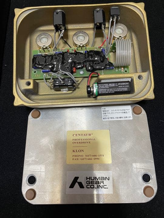 KLON CENTAUR クロン　ケンタウルス　エフェクター　ロングテイル　絵柄