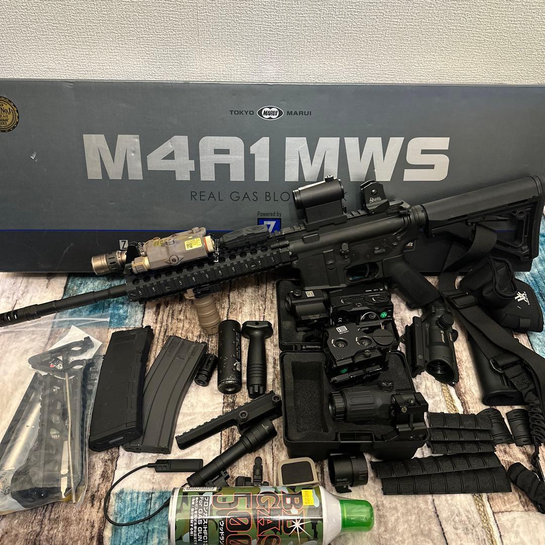 東京マルイのM4A1 MWS REAL GAS BLOW BACK ガスガン