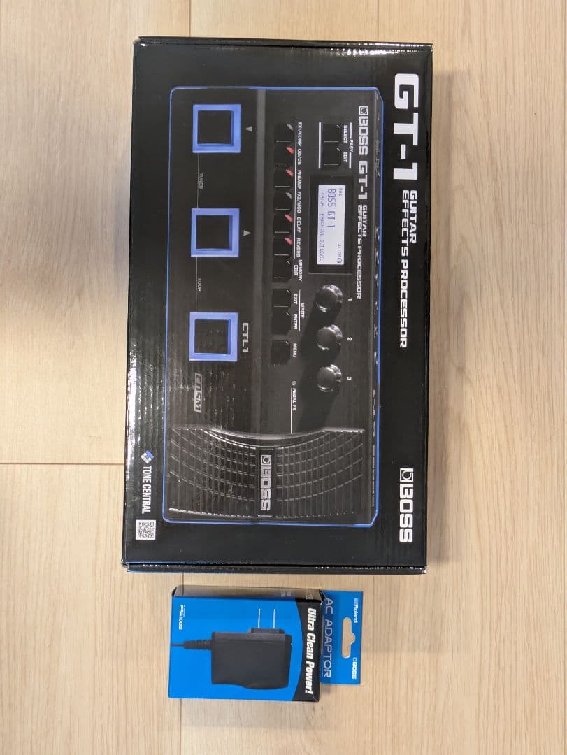 【美品】BOSS GT-1 ギターエフェクター 別売り純正 AC アダプター付き