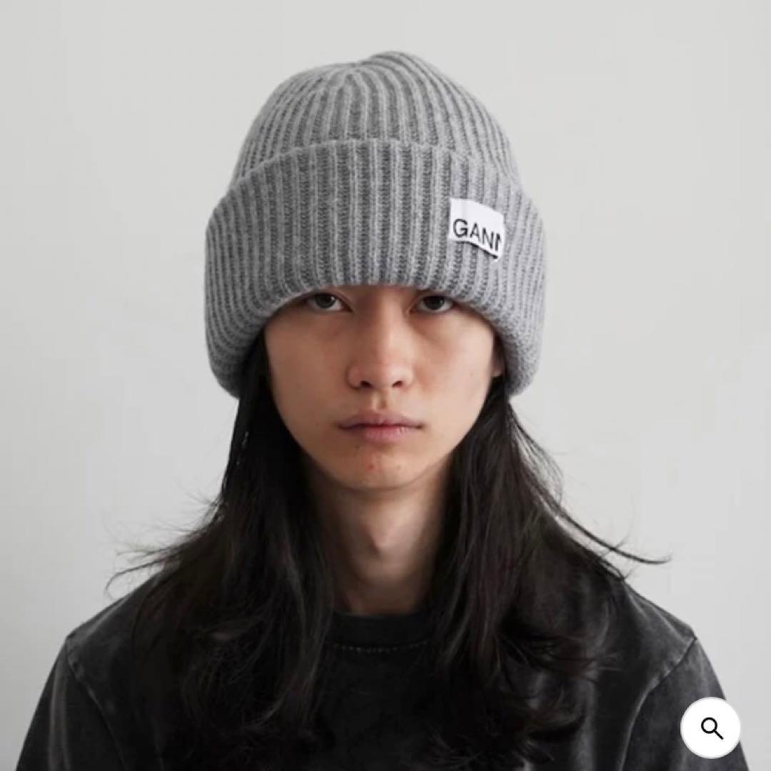 新品　正規品　GANNI ガニー　ニット帽