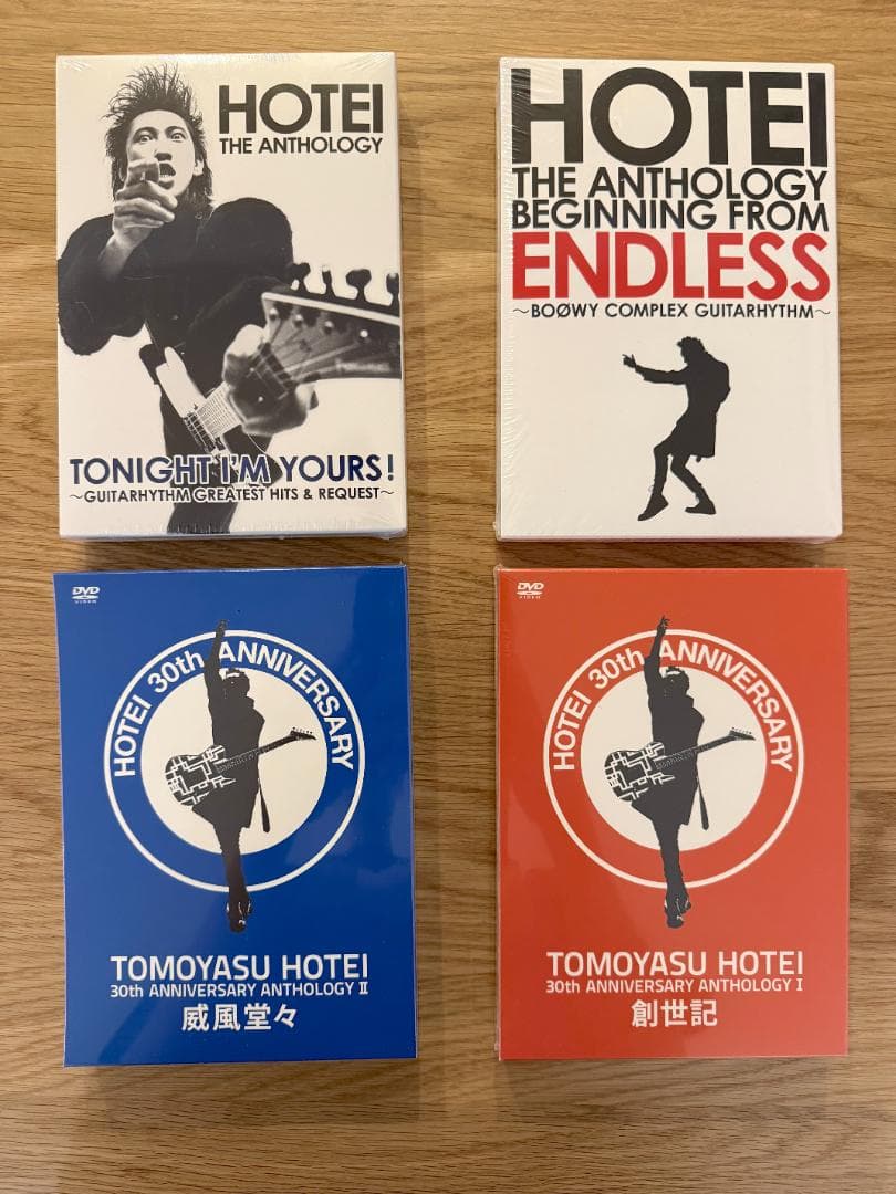 【新品未開封】【ツアー会場限定版】布袋寅泰THE ANTHOLOGY DVD４点