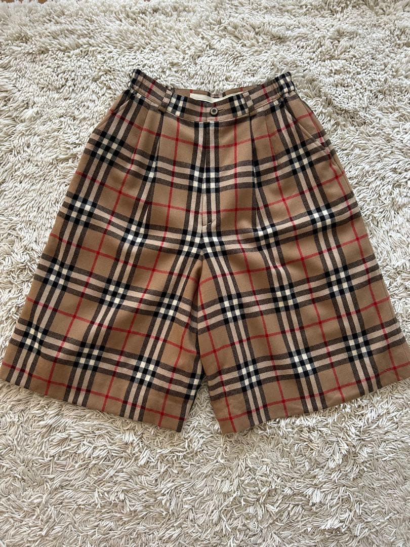 バーバリー　チェック キュロットパンツ M