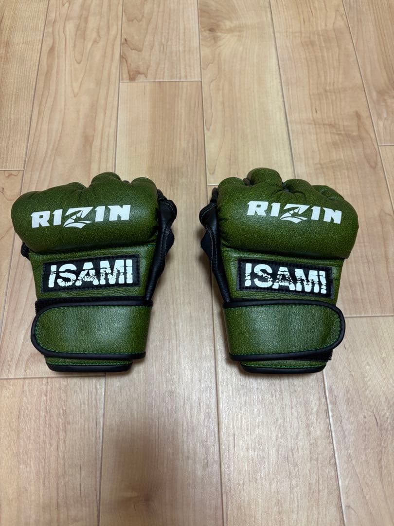 RIZIN ISAMI ボクシンググローブ Lサイズ