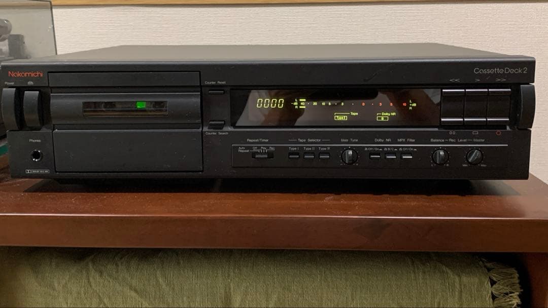 ナカミチ　カセットデッキ2 動作品