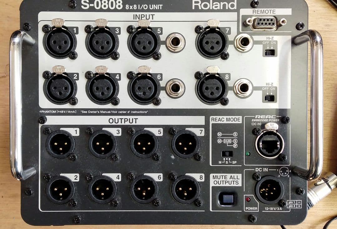 配信機器・PA機器・レコーディング機器 ROLAND S-0808 DIGITAL SNAKE