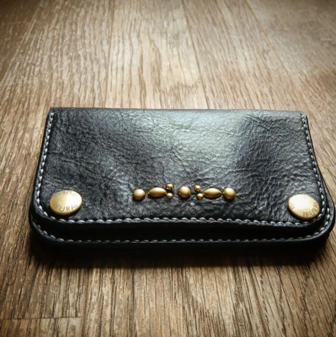 S*a様 イタリアンレザー アリゾナ トラッカーウォレット 真鍮スタッズ ハンド