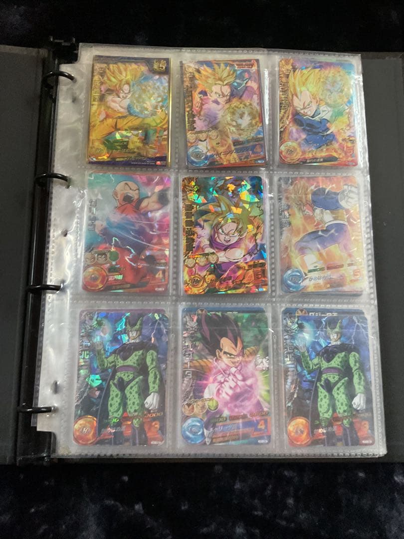 ドラゴンボールヒーローズまとめ売り引退品旧弾H一弾貴重バインダー付き