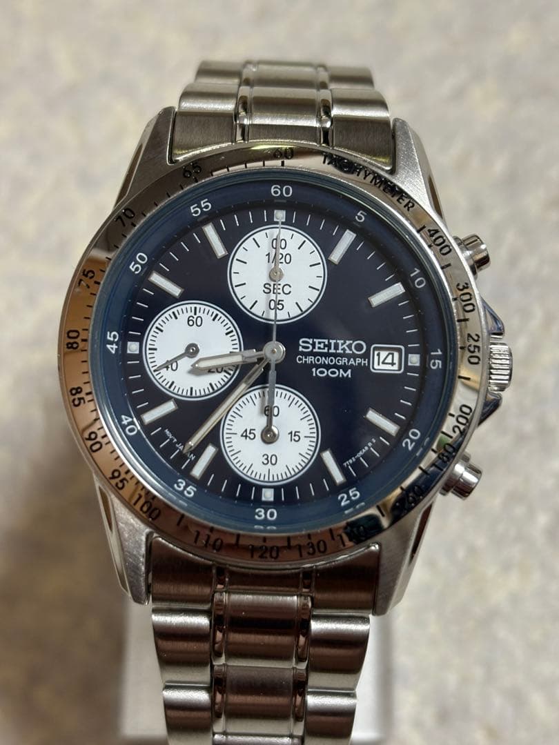 SEIKO クロノグラフ　7T92-0DW0 美品
