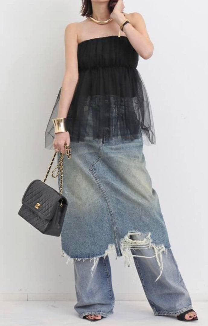 アパルトモン【R13/アールサーティーン】 デニムスカート美品