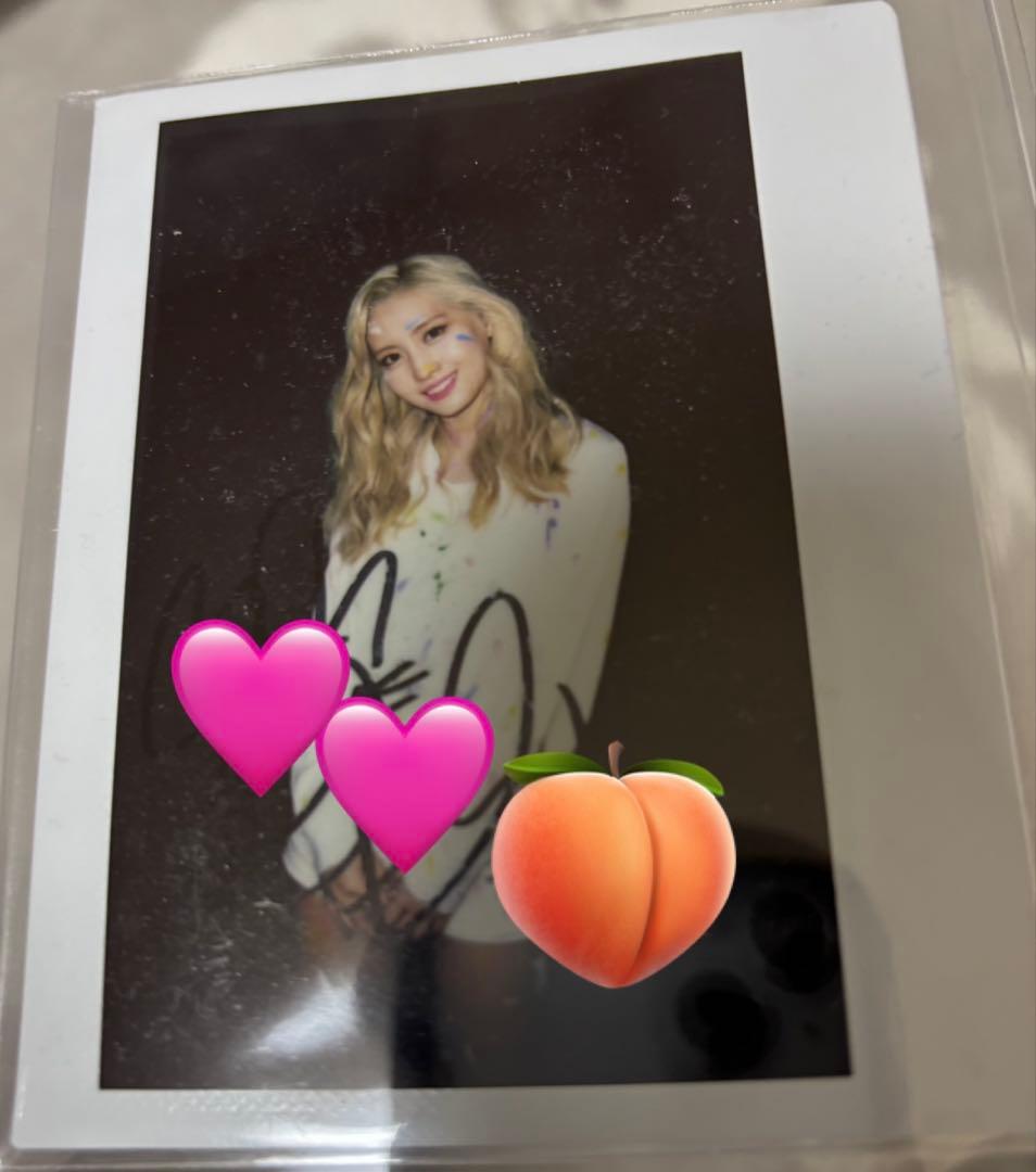 TWICE Fanfare モモ 直筆サイン チェキ