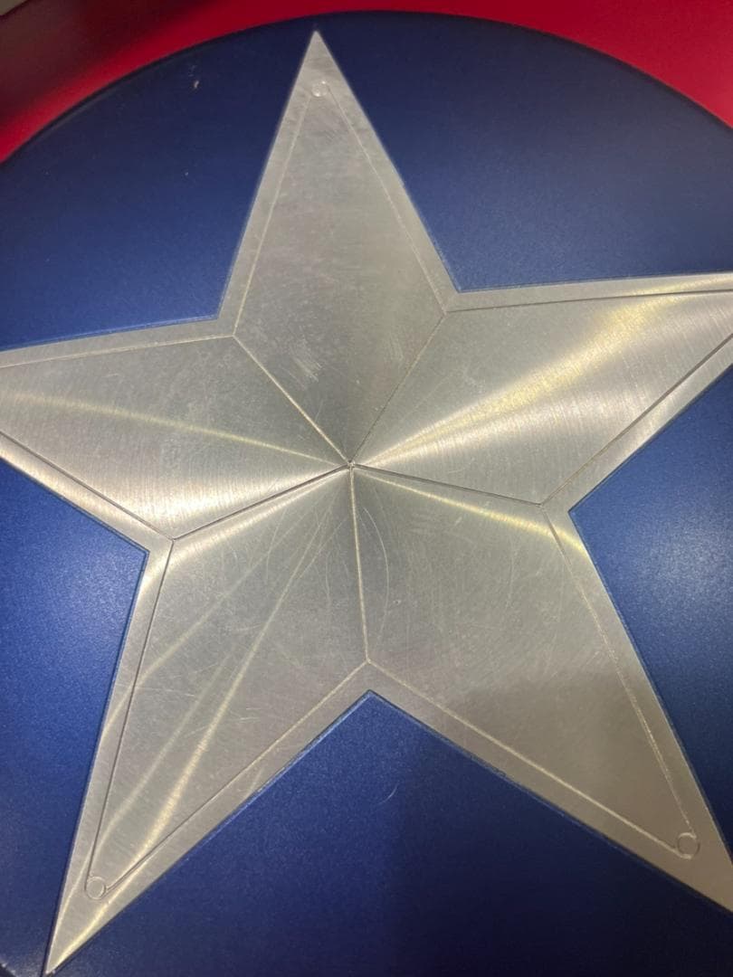 海外製作　実寸　1/1　マーベル　キャプテンアメリカ シールド 金属製