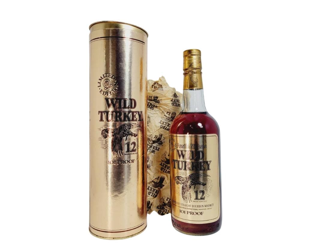 未開栓 ワイルドターキー 12年 リミテッドエディション ゴールドラベル