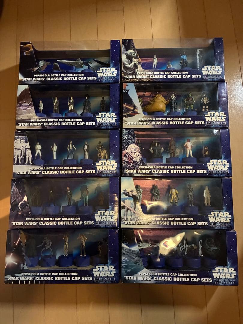 スター・ウォーズ クラシックボトルキャップセット 10個セット
