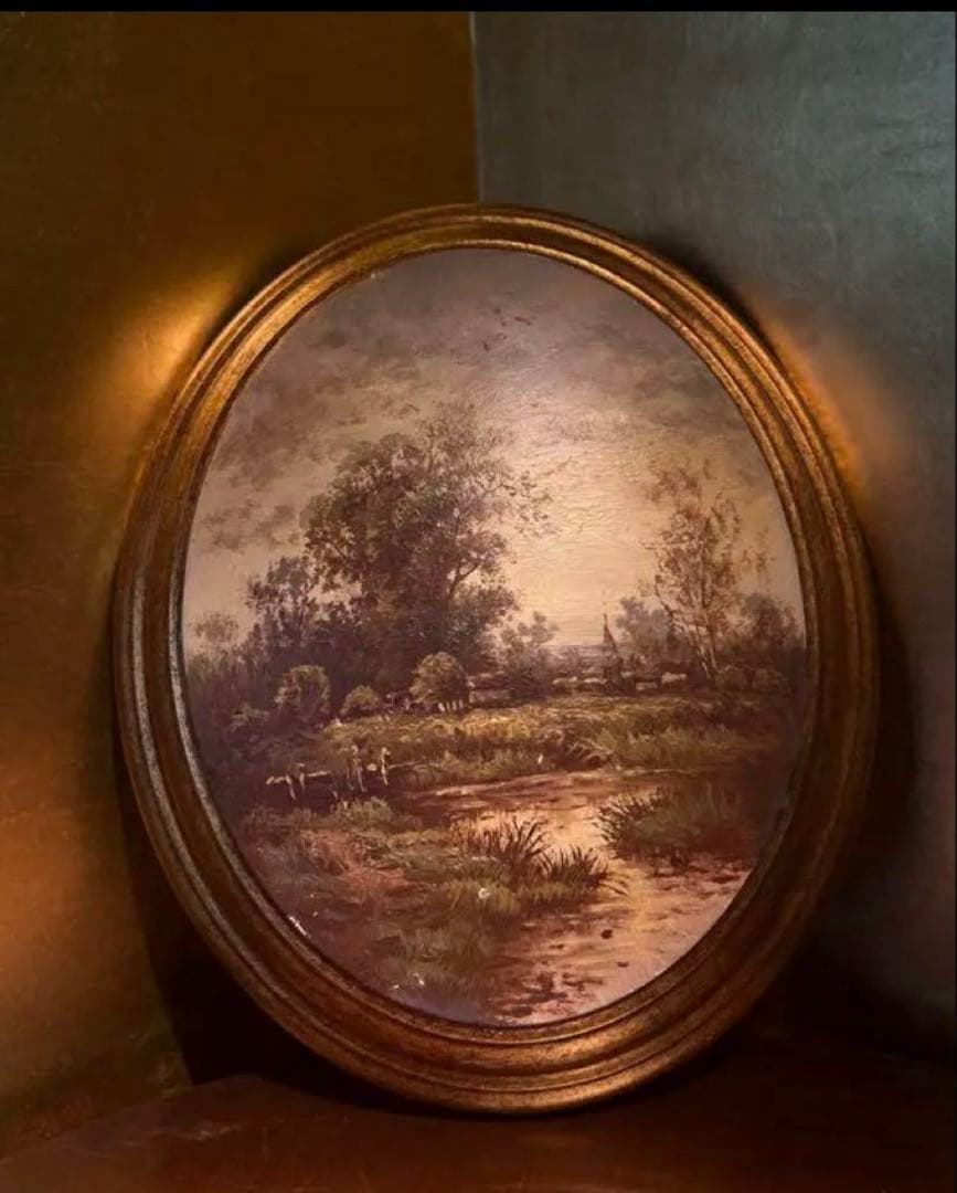 専用他の方発送×【夕暮れの船着場】豪華額装