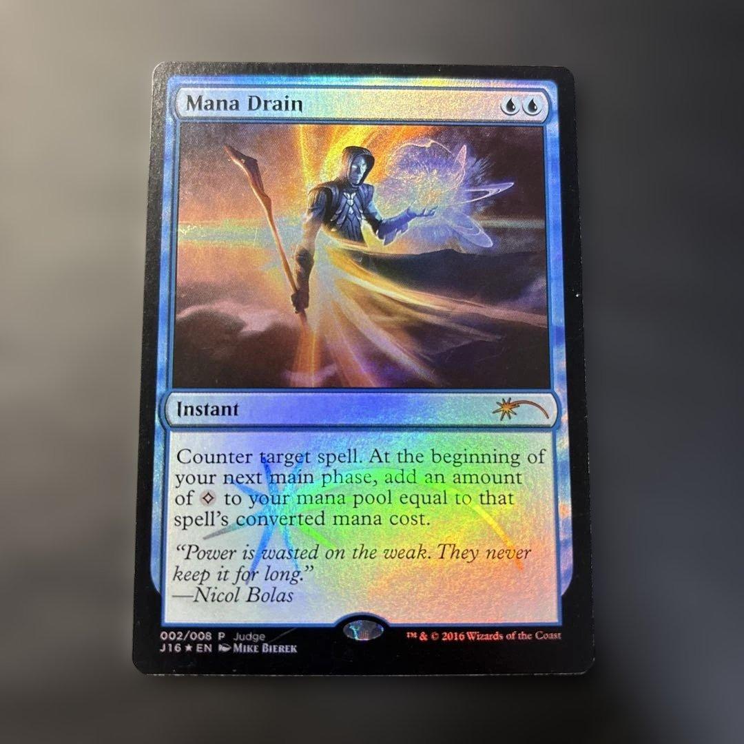 【プロモ】マナ吸収/Mana Drain ジャッジ褒章　foil