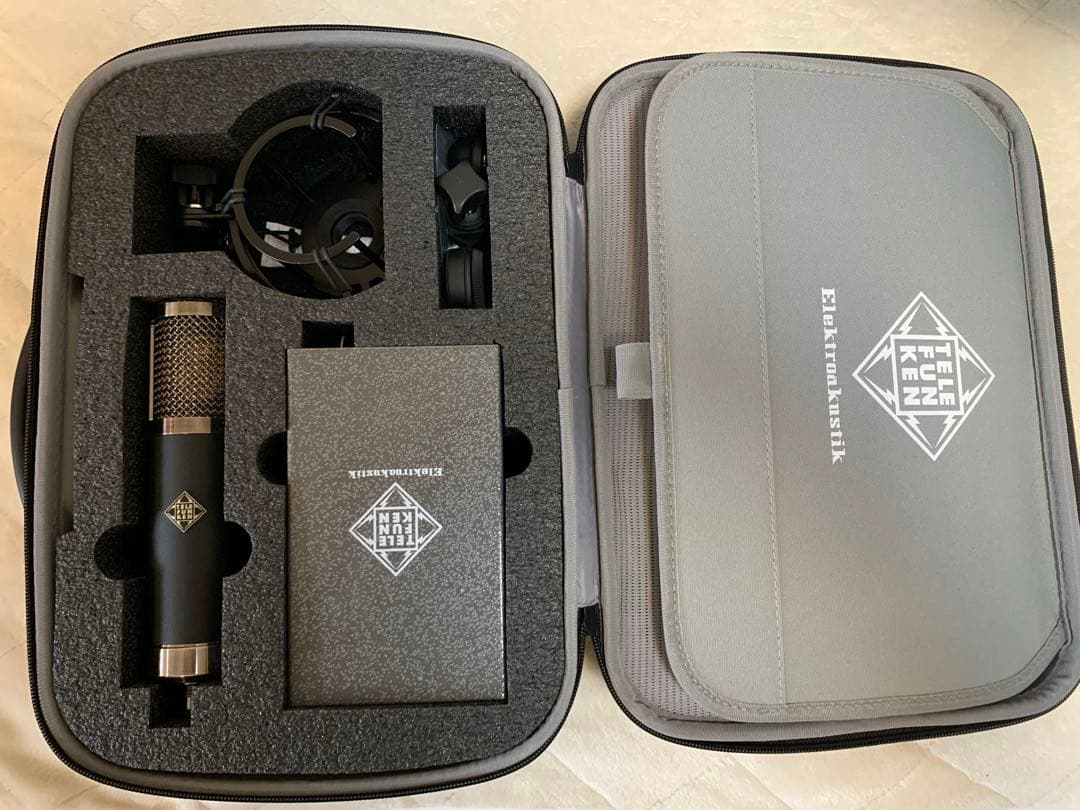 【ほぼ未使用】TELEFUNKEN テレフンケン　真空管マイク TF47 セット