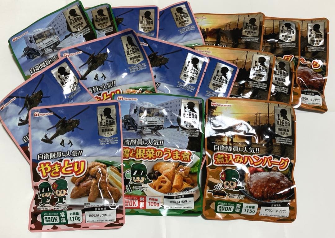 【未開封】日本ハム　非常食　16食セット