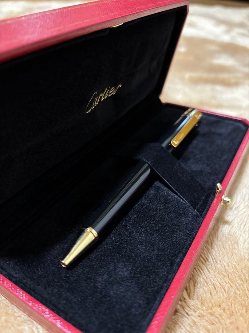 サントス ドゥカルティエボールペン(専用ケース付き) 品番：OP000131