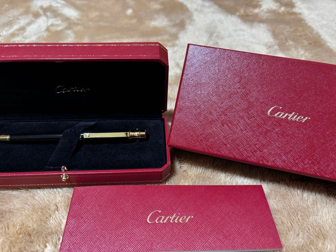 サントス ドゥカルティエボールペン(専用ケース付き) 品番：OP000131