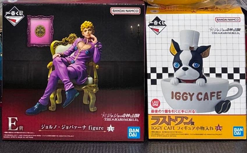 一番くじ ジョジョの奇妙な冒険 E賞 ジョルノ ラストワン　I賞　セット