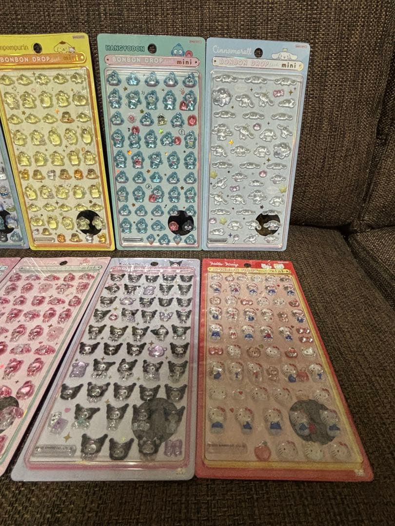 ボンボンドロップシール ミニ サンリオ 8種コンプ まとめ売り