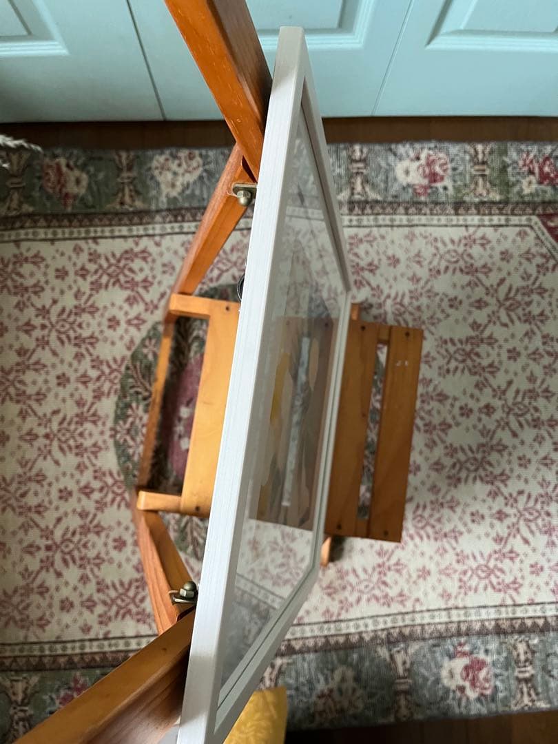 新品額入ジクレー　限定版画　直筆サイン、ED、証明書有　ジニー・キム　白い花