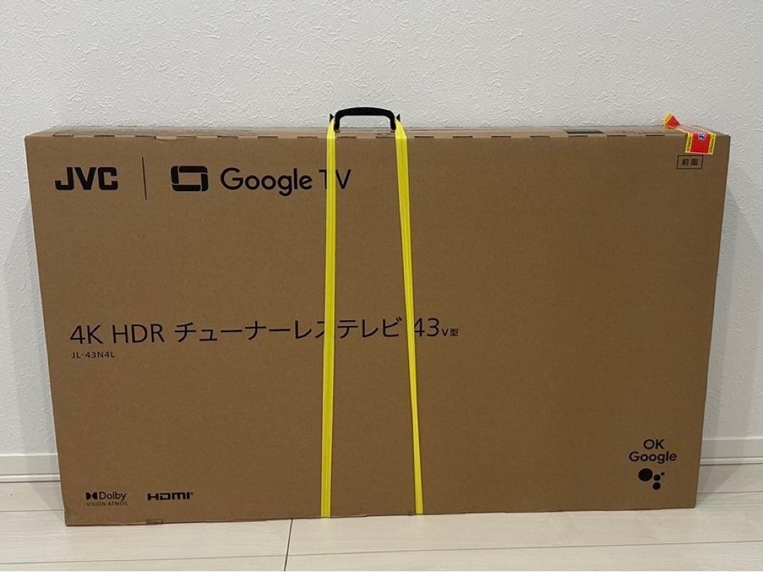 t*u様 JVC 43型 チューナーレステレビ JL43N4L Google T