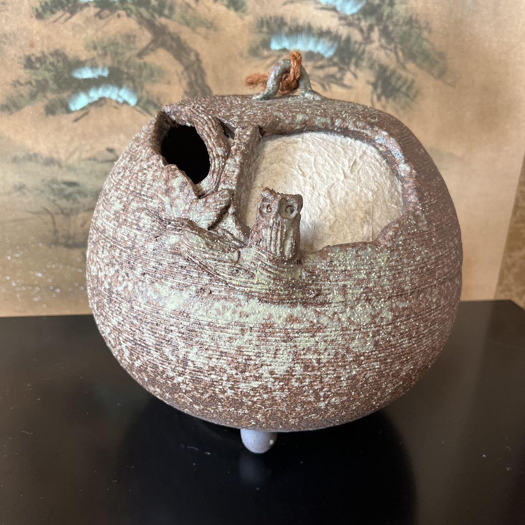 信楽焼き　ルームランプ