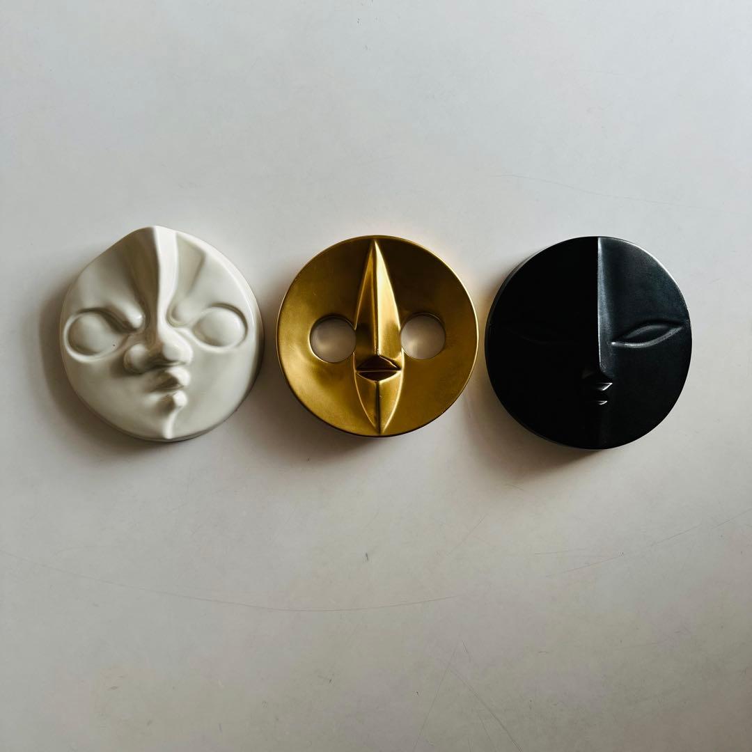 【70's】岡本太郎／太陽の塔／壁掛レリーフ／信楽焼／大阪万博【3点セット】