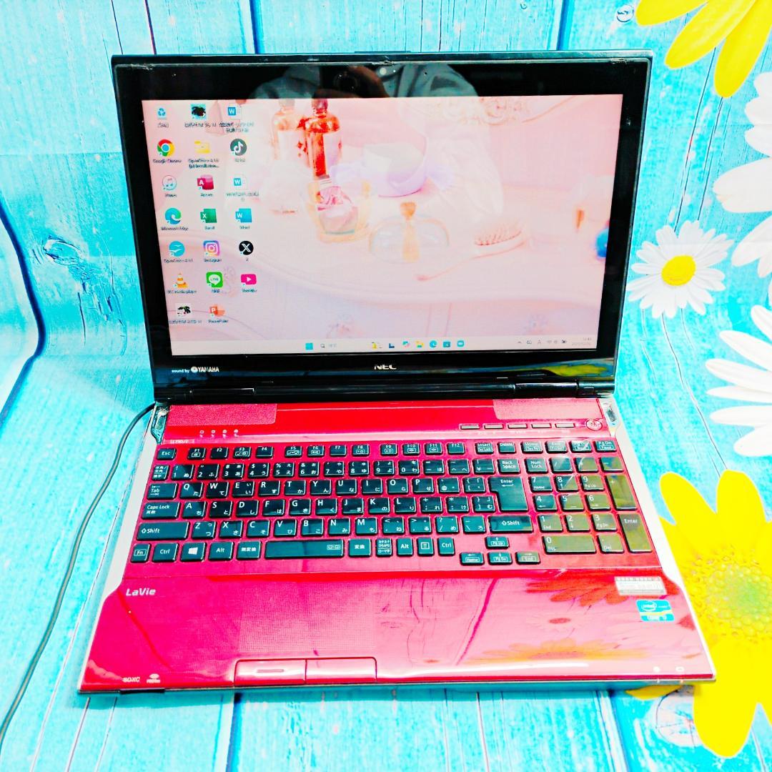 タッチ対応 i7×SSD256 Office付 快適Win11 設定済ノートPC