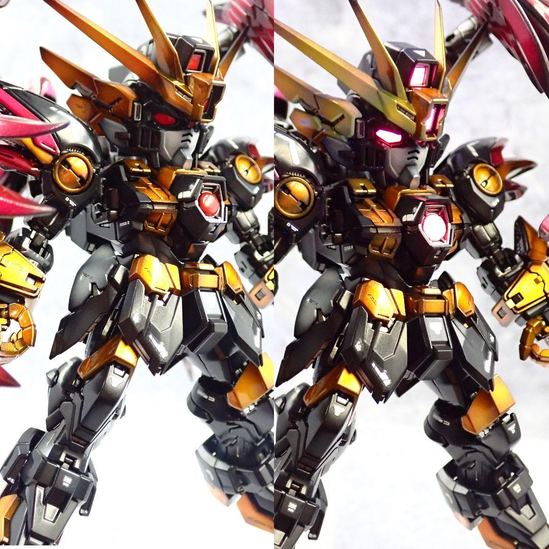 MGSD ウイングガンダムゼロ(EW) リベリオン 全塗装 ガンプラ完成品