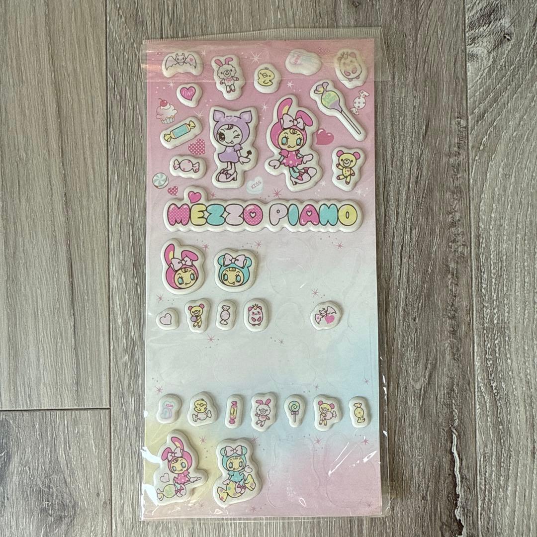 メゾピアノ ぷっくりシール 当時品