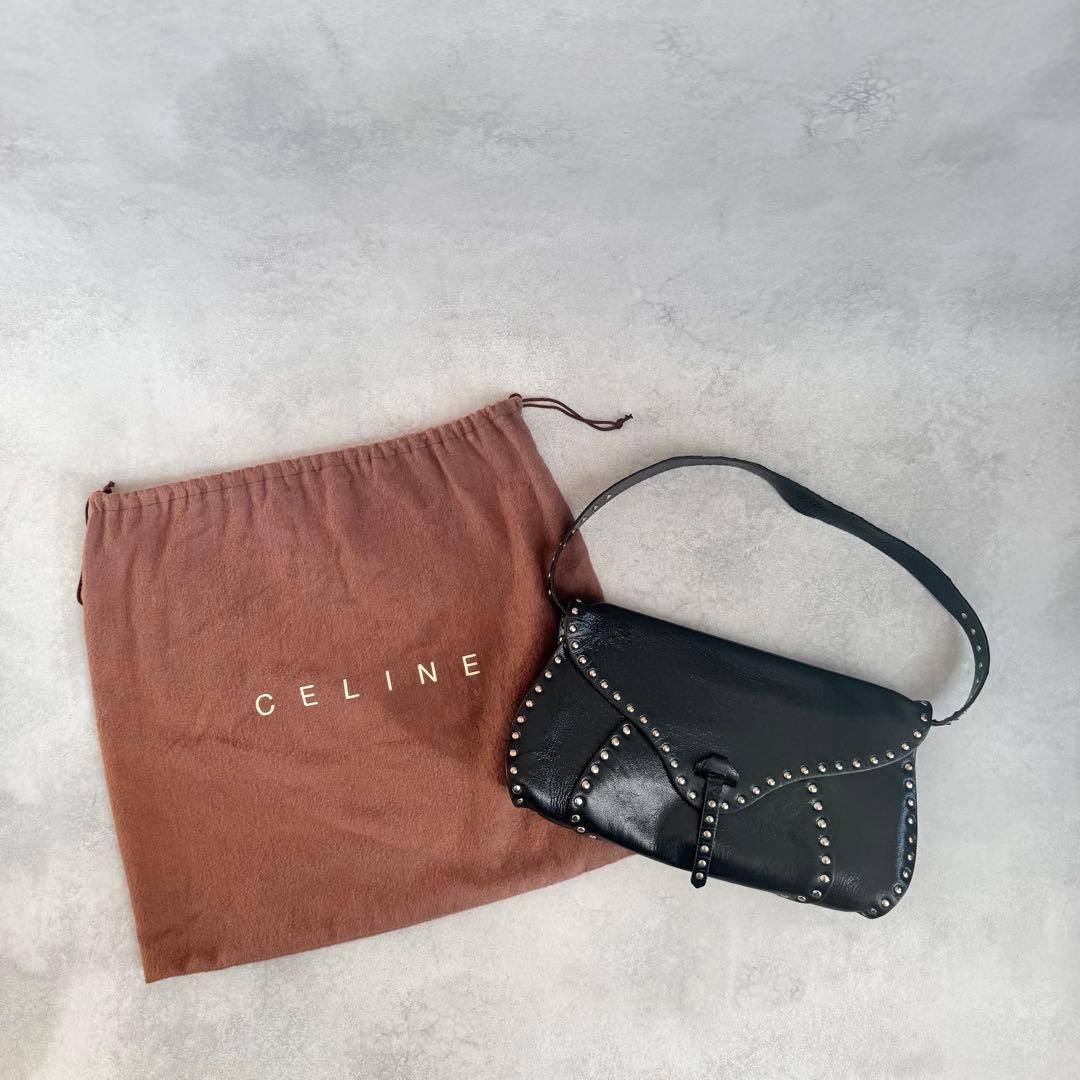 バッグ Vintage Celine Suede Shoulder Bag