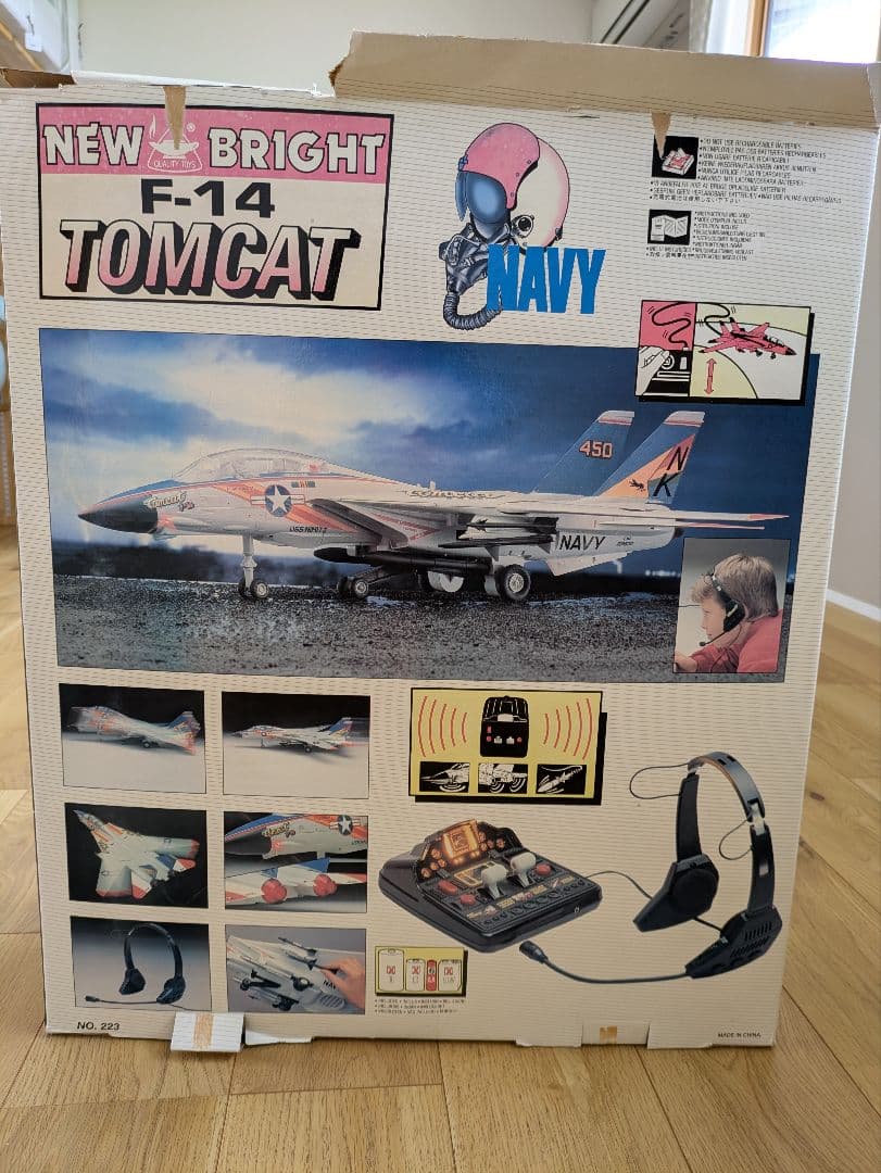 【激レア】NEW BRIGHT F-14 TOMCAT ラジコン　大型商品