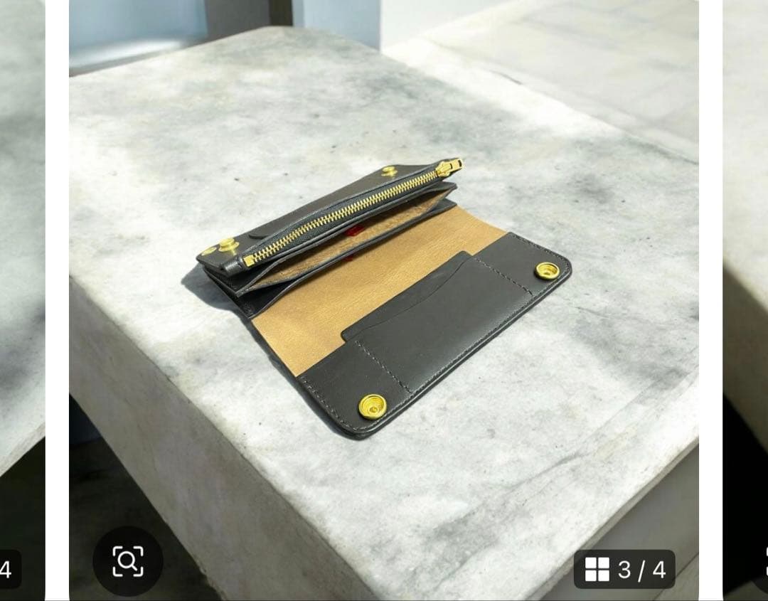 【本日で終了】トラッカーウォレット (オプション付)革:ホースバット