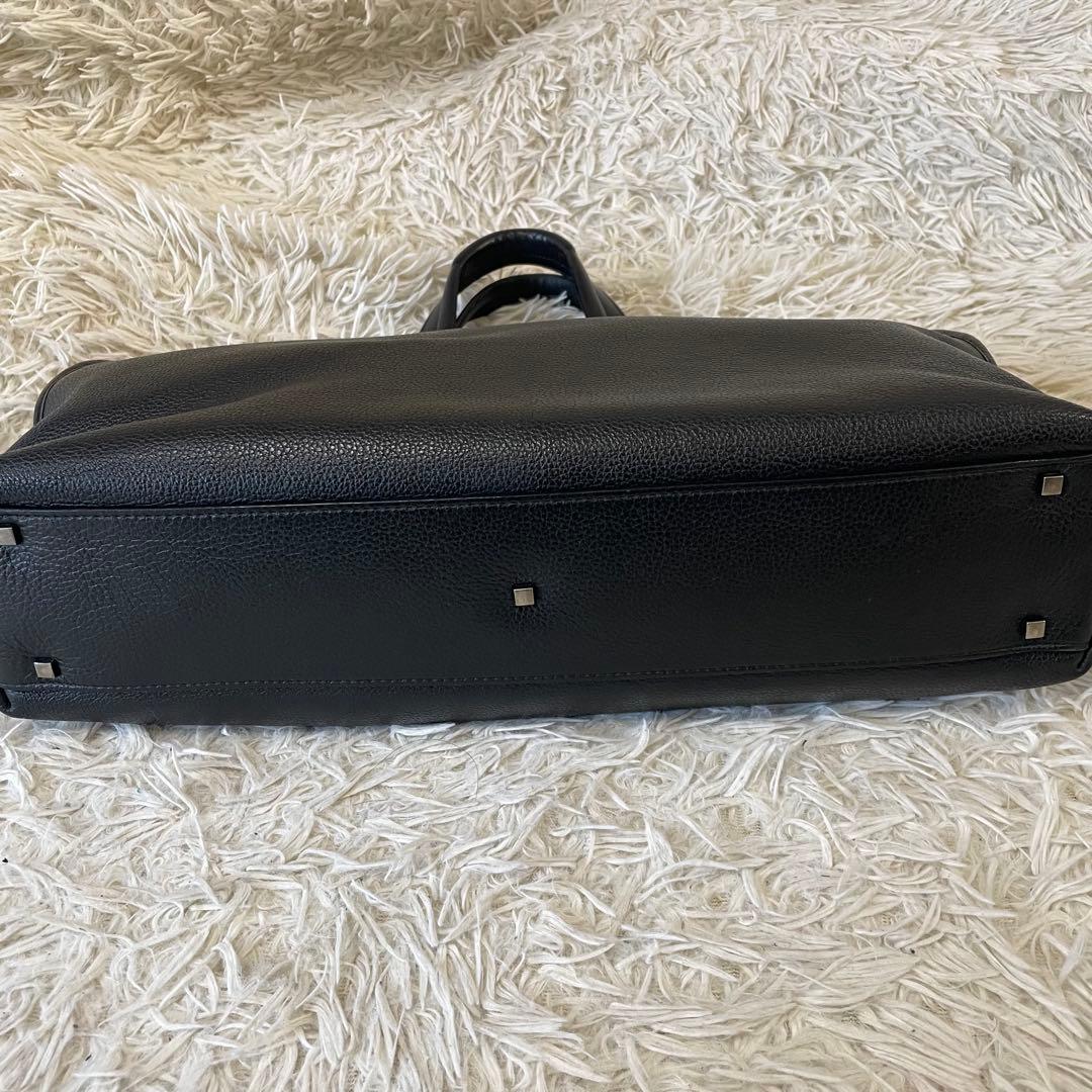 フルラ 手提げバッグ ビジネスバック ブラック シボ革 FURLA A4