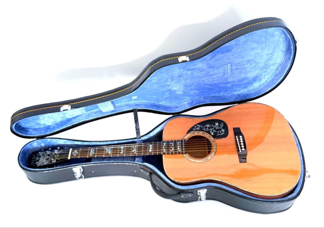 【希少・美品】サムズ工房 豪華手工ギター アコースティックギター エレアコ