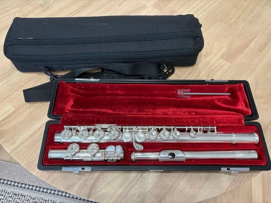 【ヤマハフルートYFL311】 頭部管銀製　Eメカ付き