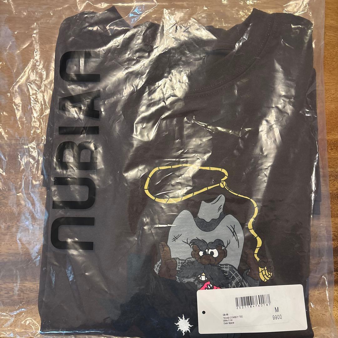 NUBIAN COLOR SPACE Tシャツ Mサイズ ブラウン