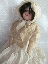 アンティークドール　 アーモンドマルセルュ ビスクドール　1890年頃