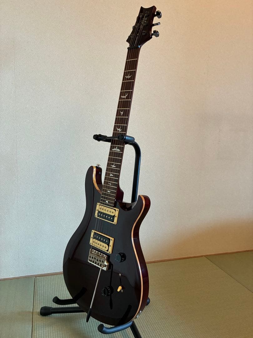 エレキギター PRS SE custom24 BLACK Cherry