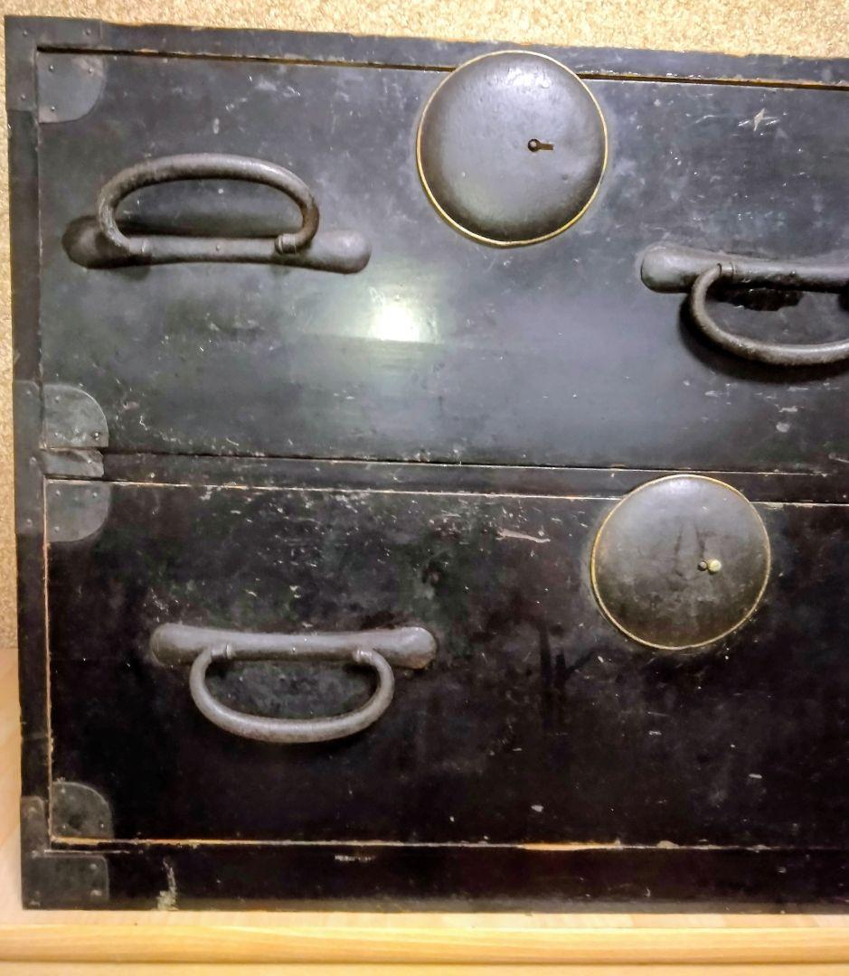 古い和箪笥骨董品箪笥アンティークチェスト収納