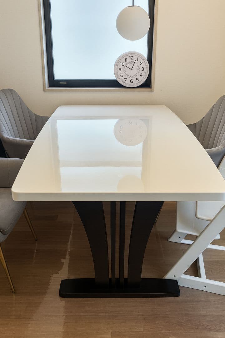 【ニトリ】 ダイニングテーブル ラグーンHD150