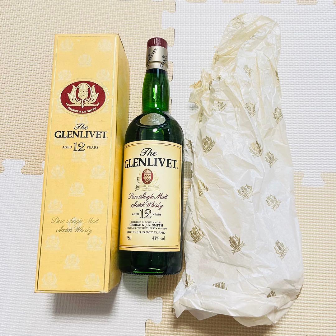 【古酒】ザ・グレンリベット ピュアシングルモルト 12年　750ml ③