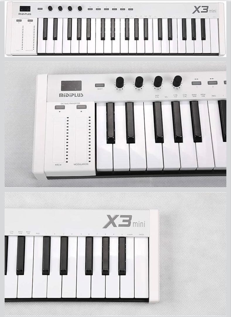 MIDIPLUS X3 mini 32鍵 未使用MIDIキーボード