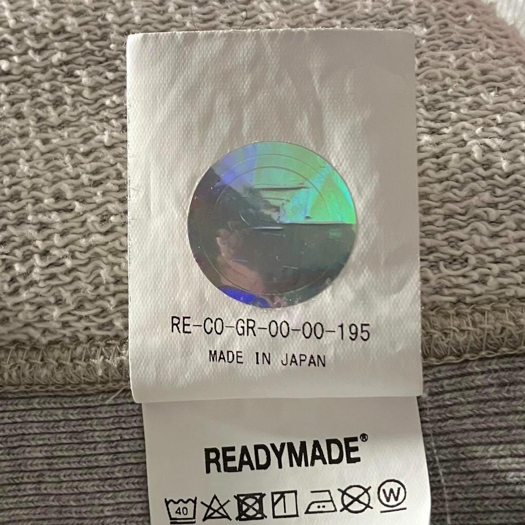 【入手困難】READY MADE レディメイド☆カレッジロゴスウェットパーカーL